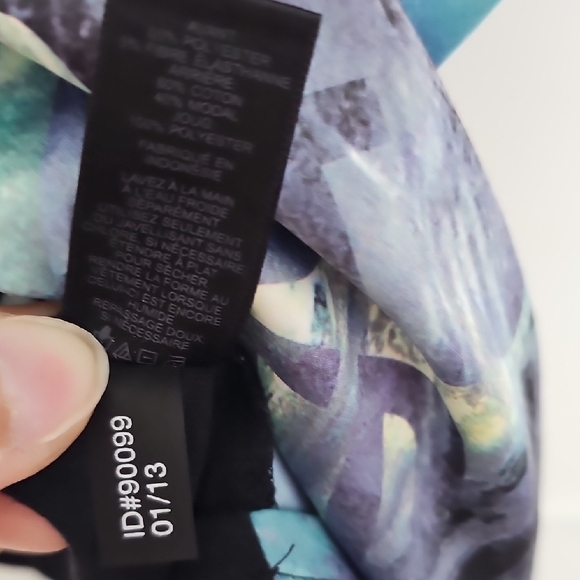 Express Black and Blue Short Sleeve Tee Size S/P - Picture 4 of 6